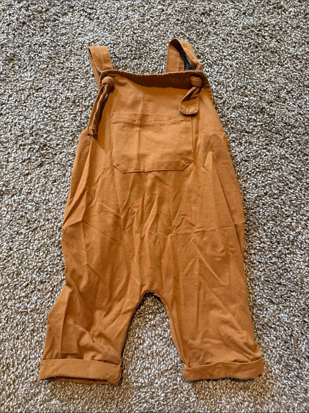 Baby Rust Brown Overalls One-Piece